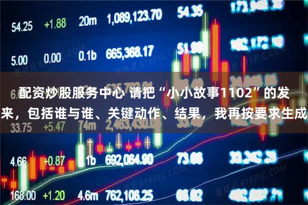 配资炒股服务中心 请把“小小故事1102”的发来，包括谁与谁、关键动作、结果，我再按要求生成